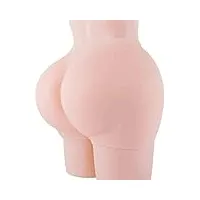 cdkoko culotte rembourrée en silicone pour femme - pour les hanches et les fesses - pour femme - blanc ivoire - taille l