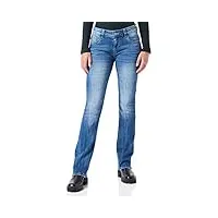 timezone slim lisatz jeans, mountain blue wash, 27w x 32l femme