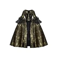 cosplaydiy robe de bal rococo pour femme reine marie antoinette - style gothique victorien - taille xxxl