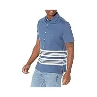 nautica t- shirt harbor chemise, bleu (ensign blue), xs homme