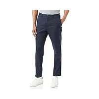 ted baker mmt-genbee-camburn chino décontracté pantalons, bleu marine, 32w homme