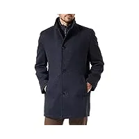 bugatti 228728-24071 manteau en laine, bleu marine, 54 homme