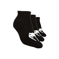 venum socquettes classic chaussettes, noir/blanc, 40-42 kurz mixte