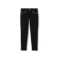 just cavalli pantalon 5 poches pour femme jeans, 900 noir, 32