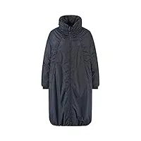 samoon 150021-21514 manteau non laine, bleu marine, 52 femme