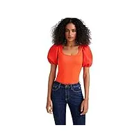 desigual body blouse, orange, taille l femme