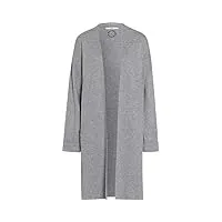 brax style amanda swaet knit cardigan in offener form, silver, 44 femme