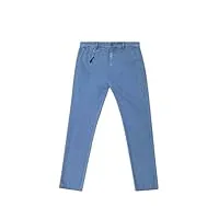 paul & shark 22414120 summer denim pantalon en organic denim light cotton homme regular fit, denim blue, 52
