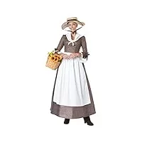 california costumes, american colonial dress adulte