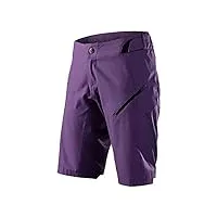 troy lee designs cycling mountain bike trail biking mtb bicycle shorts for women, lilium short w/liner (md, orchid)