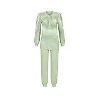 ringella pyjama pour femme en tissu éponge stretch 2518204, salvia, 50