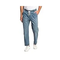jp 1880 hommes grandes tailles l-8xl pantalon aspect jean. coupe relaxed fit 4 poches blanchi clair 8xl 726843951-8xl