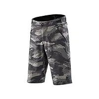 troy lee designs short vtt, brushed camo military, 32 mixte adulte