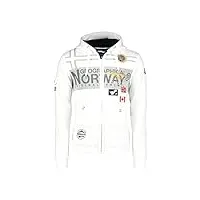geographical norway - sweat homme blanc xl