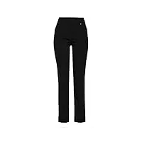 relaxed by toni pantalon 5 poches « my darling » pour femme avec large ceinture en jersey, noir - 891, 24 slim