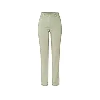 relaxed by toni pantalon 5 poches pour femme « meine beste freundin » coupe slim, vert roseau | 620, 23 slim kurz