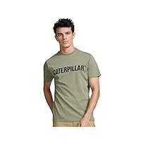 caterpillar t-shirt avec logo, marshland, taille s