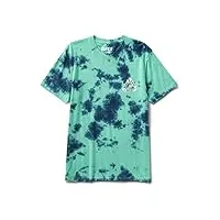 reef t-shirt imprimé tie-dye pour homme, schmoe/blue block ice, taille m