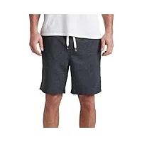 reef short en polaire pour homme, wade french terry/storm grey, taille xl