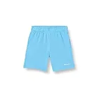 champion legacy authentic pants powerblend terry small logo bermuda shorts, bleu ciel, m homme