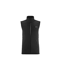 millet - magma shield vest m - veste sans manche softshell pour homme - membrane coupe-vent - randonnée, lifestyle - noir, taille fr xl