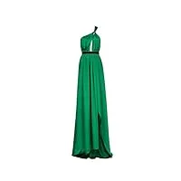 pinko robe longue verte, caramella caoutchouc, 40