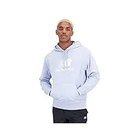 new balance sweat à capuche essentials stacked logo fleece hoodie