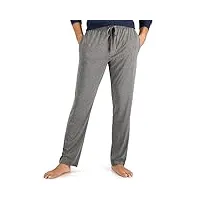 hanes pantalon de pyjama léger sans étiquette pour homme, gris chiné moyen., x-large