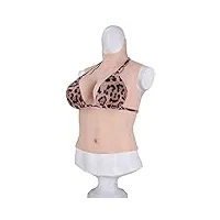 mammaires artificiels crossdressers mastectomy transgender rempli coton s cup crossdress mastectomie soutien gorge auto adhésives mastectomie vêtements transgenres, jaune asiatique