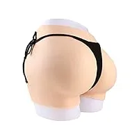xswl silicone butt pants full silicone panty butt hip enhancer artificielle faux sous-vêtements pour crossdresser travesti,wheat colored