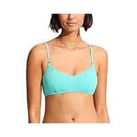 seafolly maillot de bain brassière standard pour femme avec clip dans le dos, sea dive aruba blue, 46
