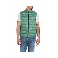 replay m8336 gilet, rifle green 032, m homme