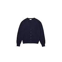lacoste pull-over relaxed fit homme , navy blue/navy blue, m