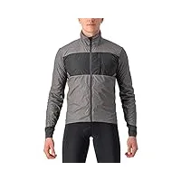 castelli unlimited puffy jacket veste, gris (nickel gris/gris foncé), xxxl hommes