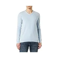 teddy smith pulser 2 pull-over, bleu clair, m homme