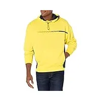 nautica sweat à capuche avec logo durable de compétition maillot de survêtement, jaune vif, m homme