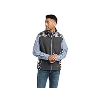 ariat gilet softshell vernon 2.0 chimayo pour homme, charbon, x-large