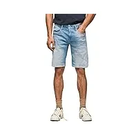pepe jeans trappe courte short en jean, bleu (denim-mi3), 33w homme