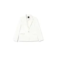 pinko Équilibré veste en lin stretc gilet de travail élégant, z15_blanc nembo, 44 femme
