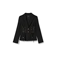 pinko veste élastique en polyviscose s gilet de travail élégant, z99_black limousine, 54 femme