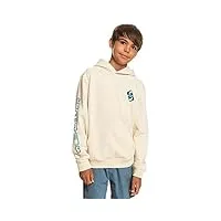 quiksilver garçon color flow hood youth sweater, birch, 12 ans eu