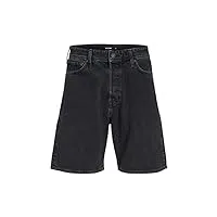 jack & jones jjitony original shorts cj 275, jean noir, xl homme