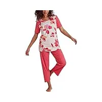 ringella pyjama pour femme motif floral 3211239, perle, 44
