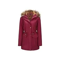 yffushi manteau femme veste parka d'hiver chaud Épais hoody outwear avec poches automne hiver