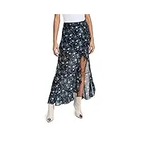 free people jupe longue pour femme edge, ink combo, 40