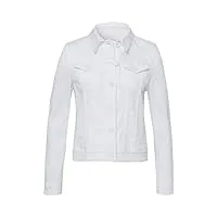 brax veste style miami denim blouson en jean, blanc, 42 femme
