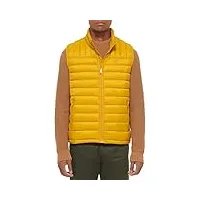 dockers the noah classic ultra loft doudoune pliable manteau alternatif en duvet, gilet jaune, medium homme