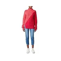 derek lam 10 crosby rent the runway pre loved pull à col roulé bicolore rouge, rouge, taille xs