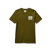 reef t-shirt à manches courtes avec logo reef pour homme, avocat (wellie), taille s