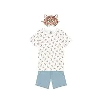 petit bateau pyjama léopards avec masque en coton petite fille/petit garçon 3 ans